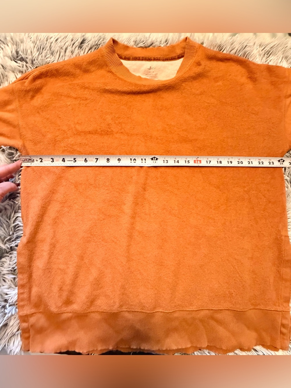 Aerie Oversized Coziest Desert Fleece Sweatshirt - Picture 8 of 9